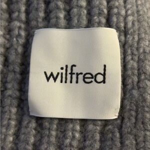 Wilfred Charcoal Ribbed Sweater